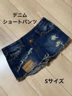 セシルマクビー　デニム　ショートパンツ　美品　Sサイズ