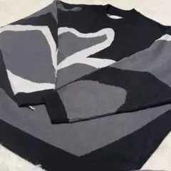 【美品】22AW Lui's ジャガードニット オーバーサイズ