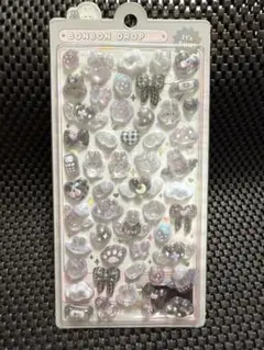 【正規品】ボンボンドロップシール しろくろボンボン