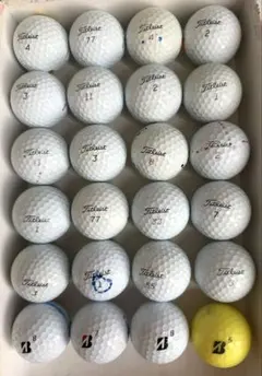 ゴルフボール 24個セット Titleist BRIDGESTONE