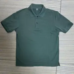 UNIQLO　ユニクロ　ドライカノコポロシャツ　半袖　トップス　メンズ　グリーン