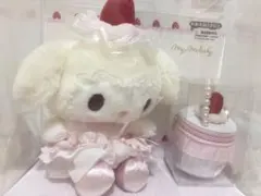 サンリオ　いちごホイップケーキ　ぬいぐるみ&アクセサリーセット　マイメロディ