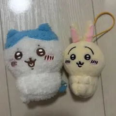 ちいかわ プライズ品はちわれ+カプセルトイうさぎ