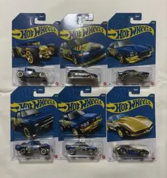 ホットウィール 58th Anniversary BLUE & GOLD 6種