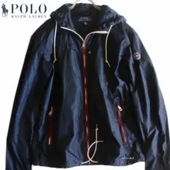 【POLO RALPH LAUREN】マウンテンパーカー　紺　春秋　M相当★