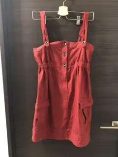 デニム　サロペット　ワンピース