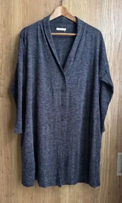 cloudnine ダークグレー ニットカーディガン 長袖　M〜L