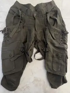 パンツ 00s archive PPFM stripe 3D cargo y2k 00s archive PPFM stripe 3D cargo y2k サブカル 系 ズボン