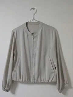 ViS ノーカラージャケット ベージュ Mサイズのサムネイル