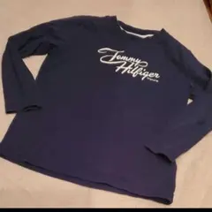 トミーヒルフィガー 長袖Tシャツ サイズ5 ネイビー
