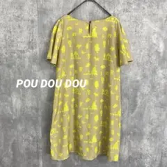 POU DOU DOU プードゥドゥ　ひざ丈ワンピース　チュニック　裏地なし　Mのサムネイル