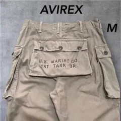 AVIREXアヴィレックス　モンキーパンツ　M ステンシル　カーゴパンツ