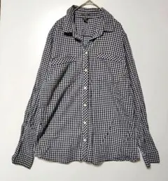 Eddie Bauer ギンガムチェック 長袖シャツ L エディバウワーのサムネイル