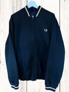 【英国製】FRED PERRY フレッドペリー ボンバージャケット ブラック