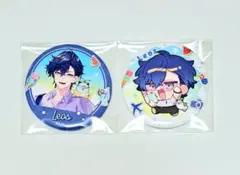 にじさんじ 七次元生徒会 まねきねこ 夏旅行 缶バッジ レオス・ヴィンセント