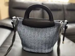 インディヴィ INDIVI ショルダーバッグ 2way トート カゴ バッグ