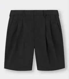 GUタックワイドハーフパンツNT＋E ブラック Mサイズ