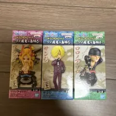 ワンピース　ワールドコレクタブルフィギュア3点