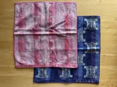★みち様専用★【USED】セリーヌCELINEタオルハンカチ 2枚セット