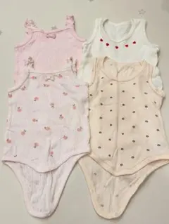 70cm ロンパース肌着セット　キャミ　タンクトップ