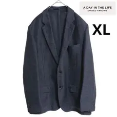 極美品　ユナイテッドアローズ　サマージャケット　XL テーラード　ネイビー