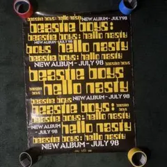 BEASTIE BOYS HELLO NASTY 1998 当時物 販促ポスター - メルカリ