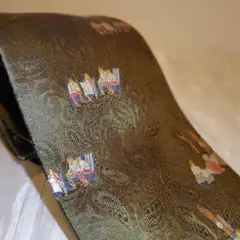 CHAPS RALPH LAUREN ラルフ　ダークグリーン ネクタイ　値下げ