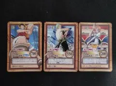 ワンピース カードダス ルフィゾロサンジ3枚セット - メルカリ