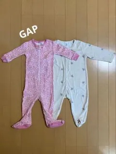 gap 花柄 カバーオール 60 70 2枚