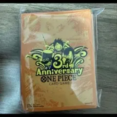 ワンピースカード　スリーブ　3rd anniversary set 未開封