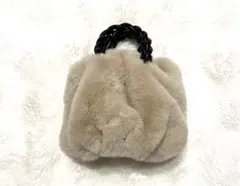 タグなし新品　フェイクファー　ミニバック　ABITOKYO