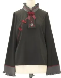 Amavel キョンシーチャイナブラウス ブラック ロリータ 華ロリ 中華 中国のサムネイル