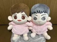 東方神起ぬいぐるみ 衣装付き 2体セット 1体のサイズ50cm✕30cm