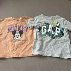 ミッキーマウス 、GAP 半袖Tシャツ 2枚セットのサムネイル