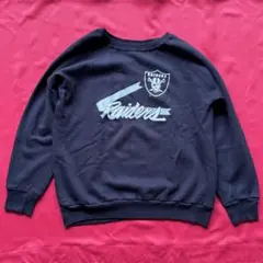 80sトリコタグ チャンピオン ビンテージ スウェット　レイダース　USA製　黒