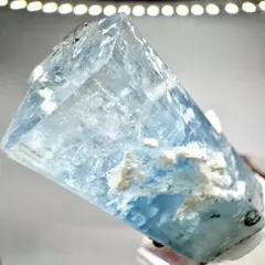 エロンゴ産 アクアマリン ナミビア 原石 母岩付き 鉱物標本 結晶 原石