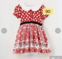 しまむら LITTC DISNEY ミニー ワンピース 90サイズ