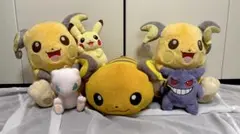 ポケモン ぬいぐるみ まとめ売り ライチュウ ピカチュウ ゲンガー ミュウ