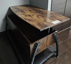 【ローテーブル】ブラウン