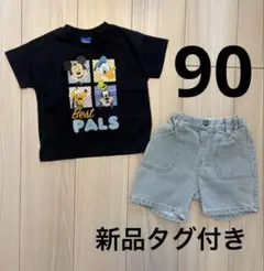 ミッキー Tシャツ & ショートパンツ セット