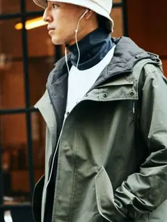 BEAUTY&YOUTH マウンテンパーカー オリーブグリーン