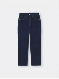 【GU】テーパードアンクルジーンズ　Lサイズ