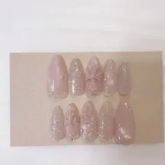現品　ネイルチップ　フラッシュ　マグネットネイル　クロム　クロムネイル　ロング