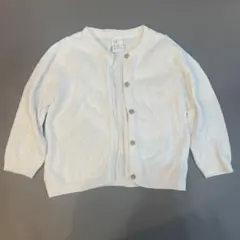 H&M 白 カーディガン 80