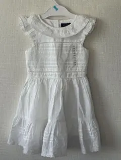 POLO RALPH LAUREN ホワイト ワンピース 110 新品　タグ付き