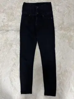 FUN ブラック　ハイウエスト スキニーパンツ②