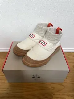 HUNTER インアウトパッファーニットブーツ