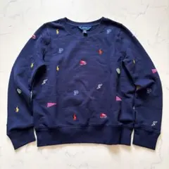 【極美品】POLO RALPH LAUREN スウェット XLサイズ 総柄