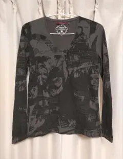 14th Addiction 長袖カットソー ブラック　ロンT 14th Addiction 長袖カットソー ブラック ロンT - メルカリ