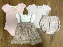 petit main プティマイン ベビー服 まとめ売り 女の子 ピンク